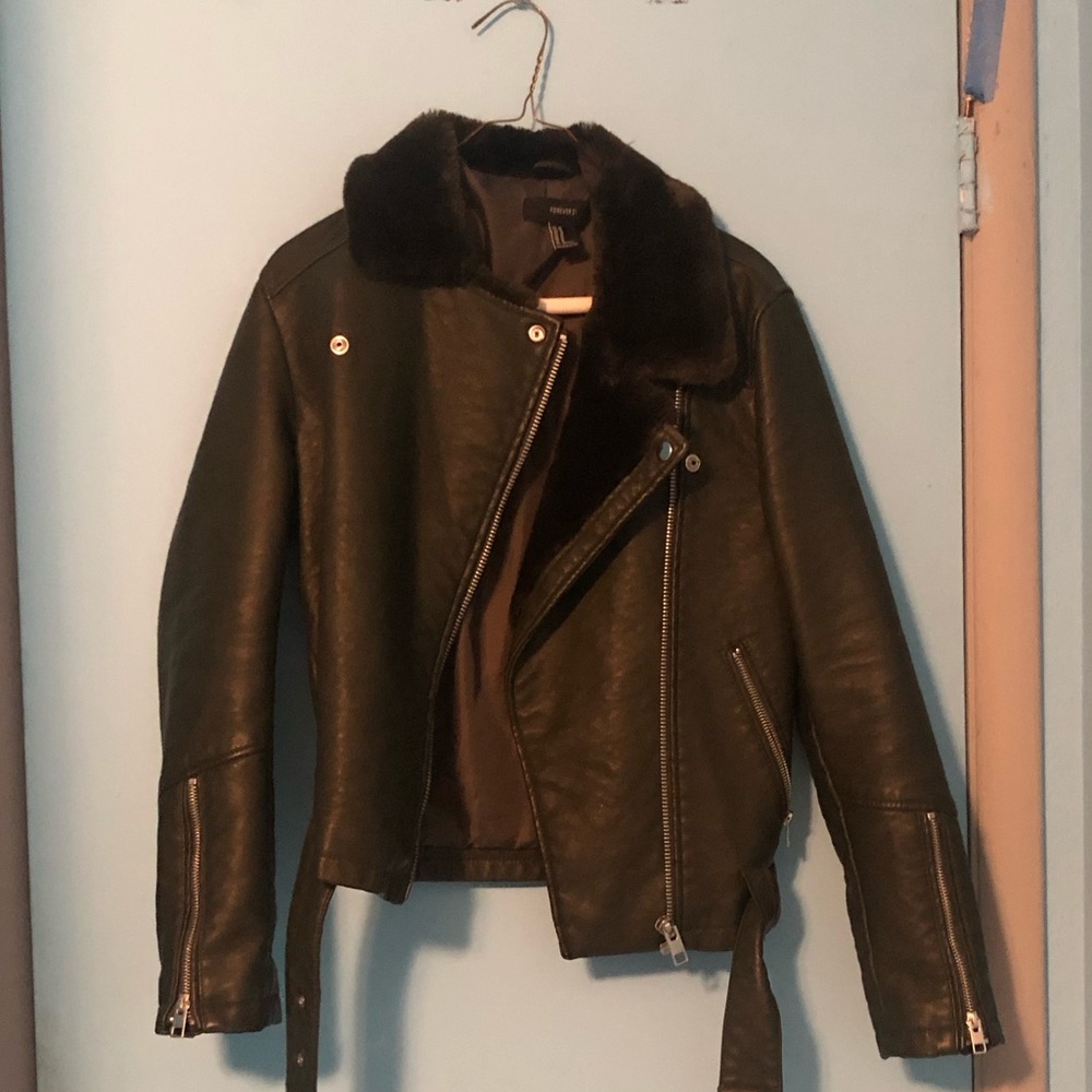 Leather jacket